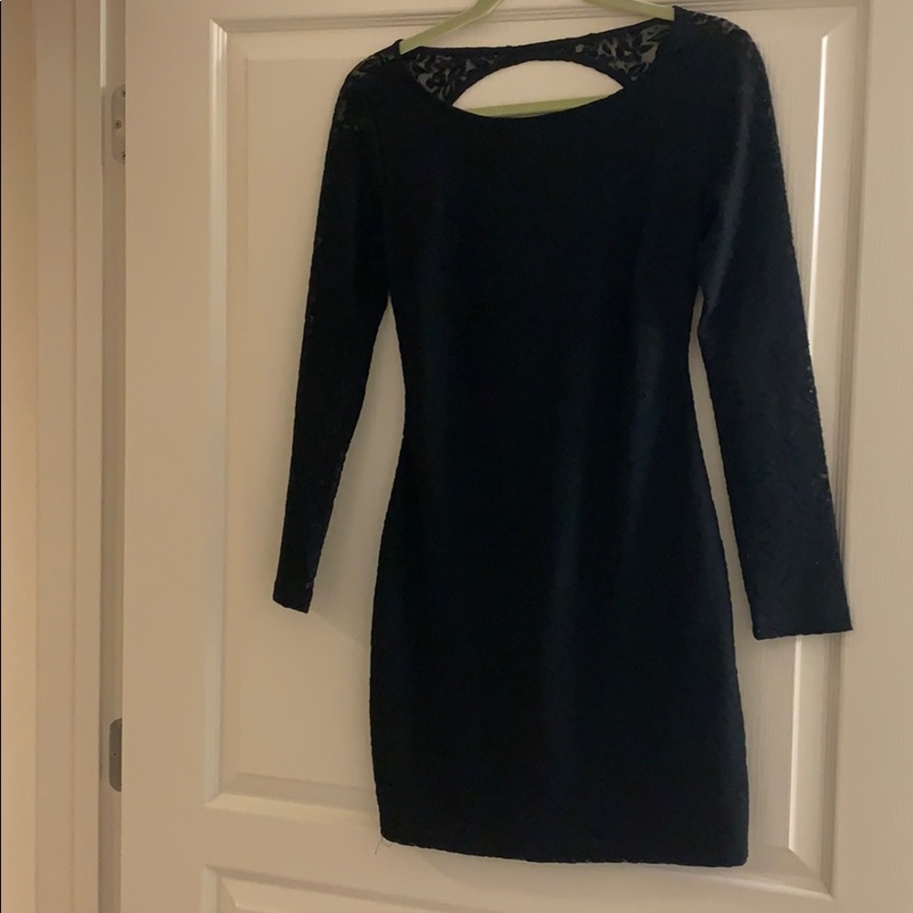 Black cocktail dress